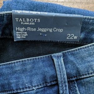 NWT Talbot's High Waisted Crop Jeggings Plus 22W